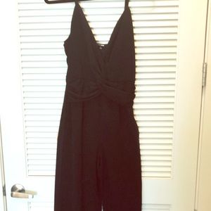 Blk Spaghetti Strap Jumpsuit (never worn)